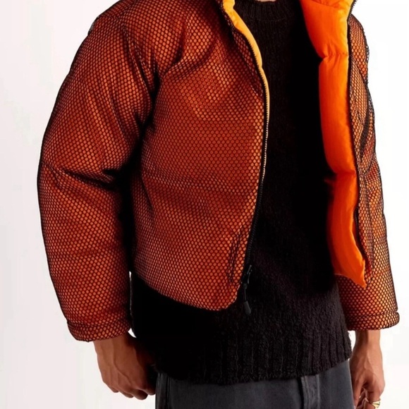 Connor McKnight Orange Puffer Jacket - Picture 8 of 11